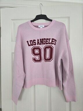 True Pink 'Los Angeles 90' Crewneck Sweater
